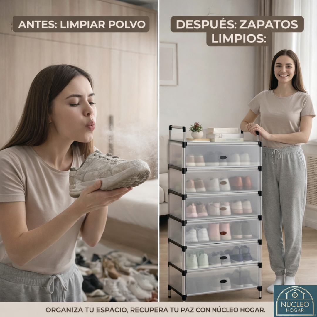 Ordena tu hogar, respira tranquiliad con este Zapatero de 6 niveles.