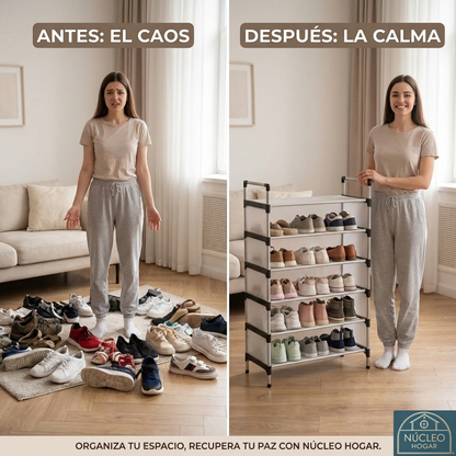 Ordena tu hogar, respira tranquiliad con este Zapatero de 6 niveles.